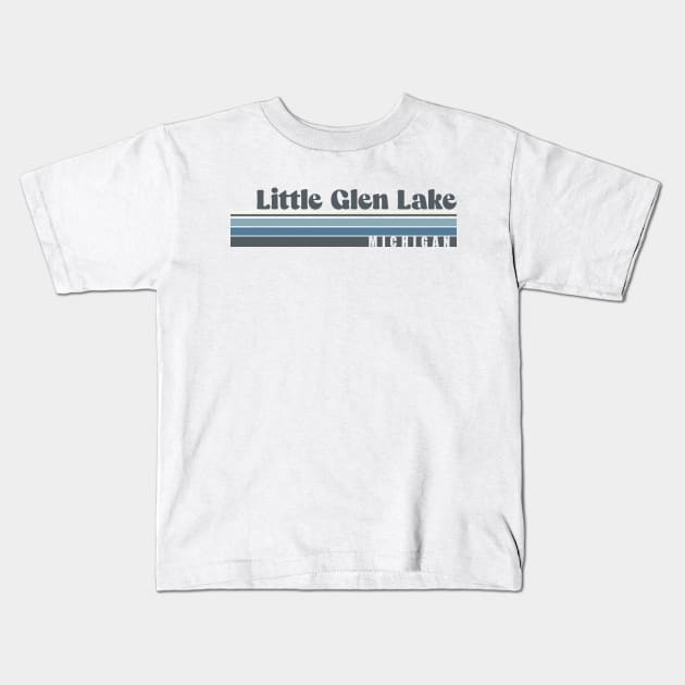 Little Glen Lake Kids T-Shirt by Drafted Offroad